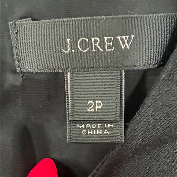 J. Crew Classic Black ruffle Midi Dress - Picture 3 of 5